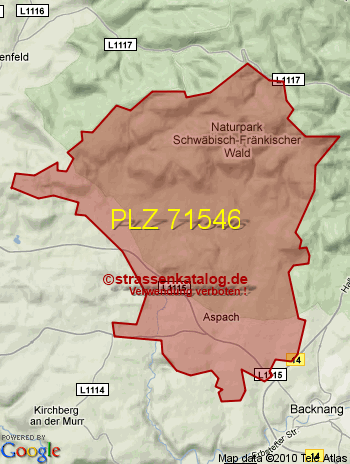 Postleitzahl 71546