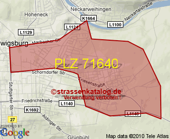 Postleitzahl 71640