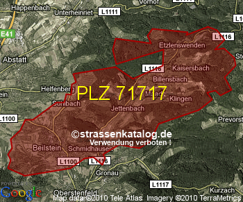 Postleitzahl 71717