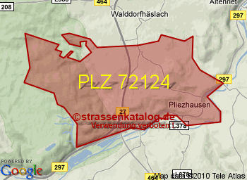 Postleitzahl 72124