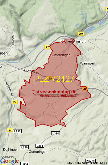 Postleitzahl 72127