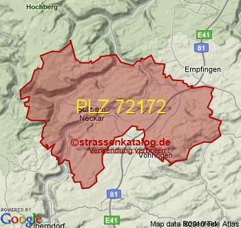 Postleitzahl 72172