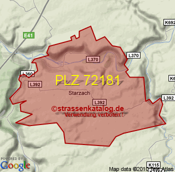 Postleitzahl 72181