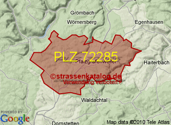 Postleitzahl 72285