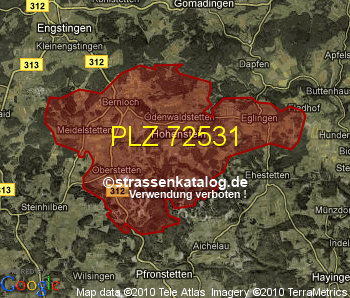 Postleitzahl 72531