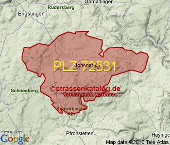 Postleitzahl 72531