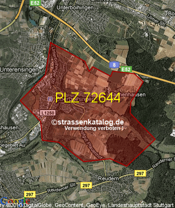 Postleitzahl 72644