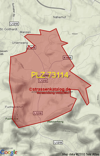 Postleitzahl 73114