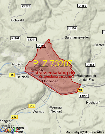 Postleitzahl 73207