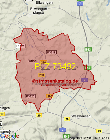 Postleitzahl 73492