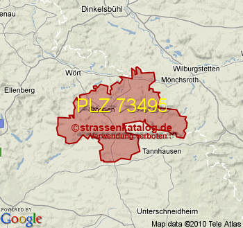 Postleitzahl 73495