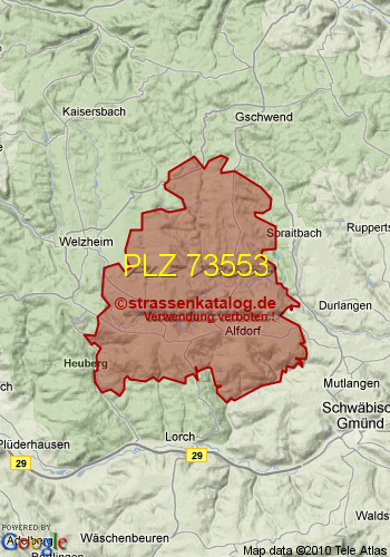 Postleitzahl 73553