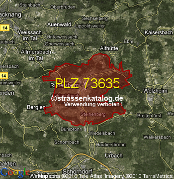 Postleitzahl 73635