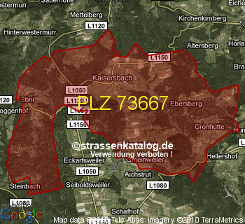 Postleitzahl 73667