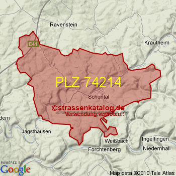 Postleitzahl 74214