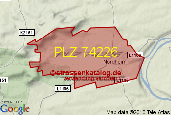 Postleitzahl 74226