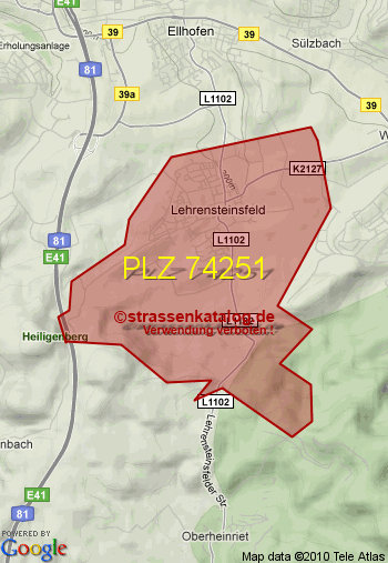 Postleitzahl 74251