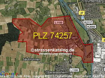 Postleitzahl 74257