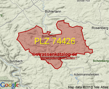 Postleitzahl 74426