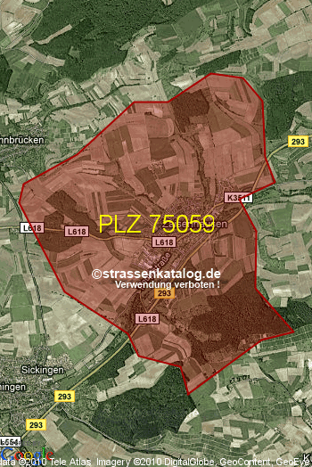 Postleitzahl 75059