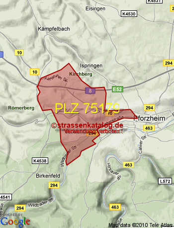 Postleitzahl 75179