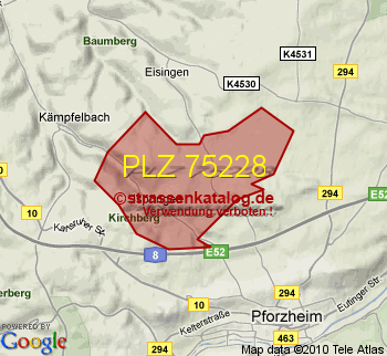 Postleitzahl 75228