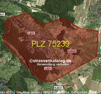 Postleitzahl 75239