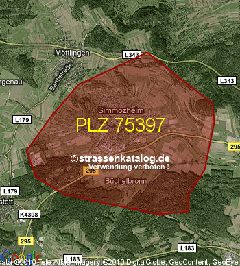 Postleitzahl 75397