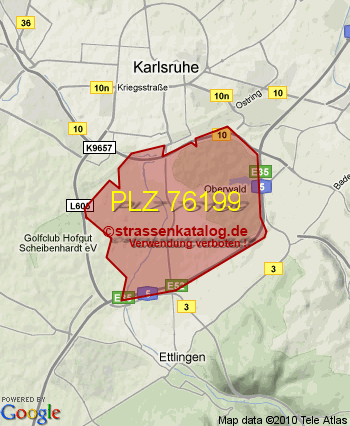 Postleitzahl 76199