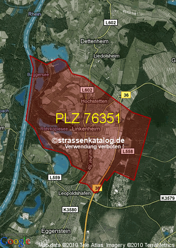 Postleitzahl 76351