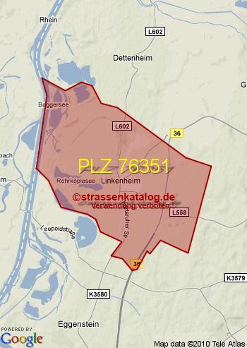 Postleitzahl 76351