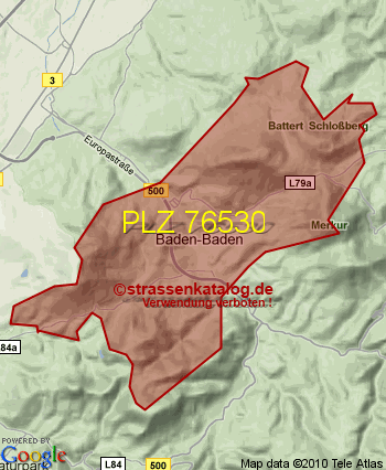 Postleitzahl 76530