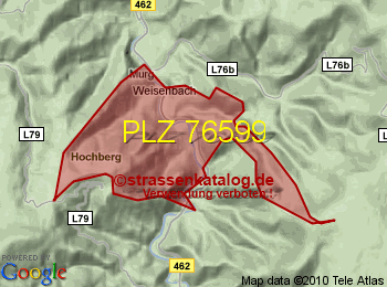 Postleitzahl 76599