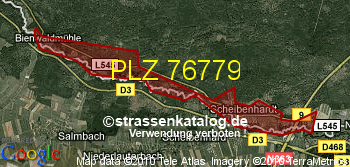 Postleitzahl 76779