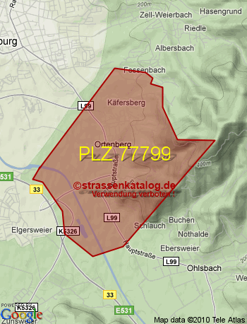 Postleitzahl 77799