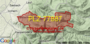 Postleitzahl 77887