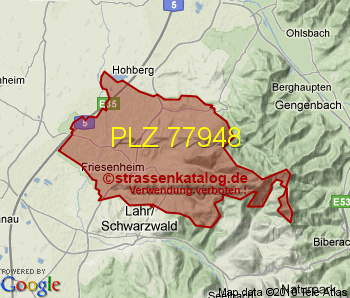 Postleitzahl 77948