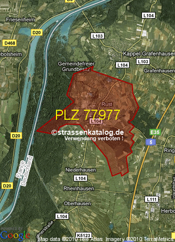Postleitzahl 77977
