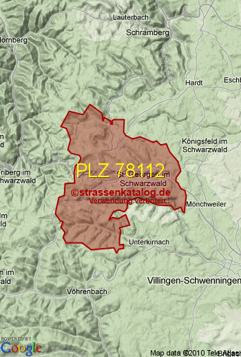 Postleitzahl 78112