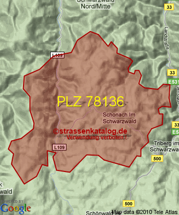 Postleitzahl 78136