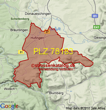 Postleitzahl 78183