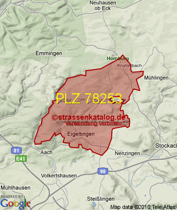 Postleitzahl 78253