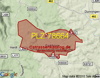 Postleitzahl 78664