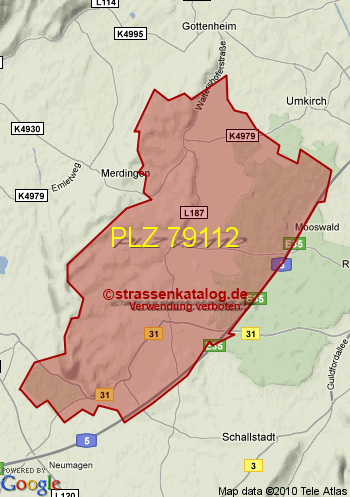 Postleitzahl 79112