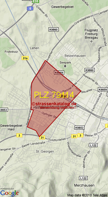 Postleitzahl 79114