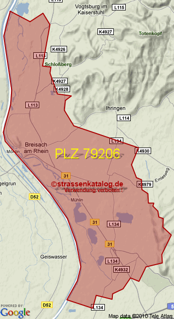 Postleitzahl 79206