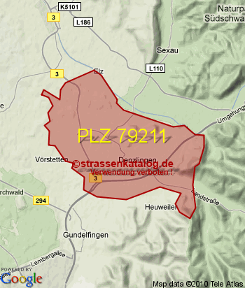 Postleitzahl 79211