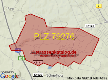 Postleitzahl 79276