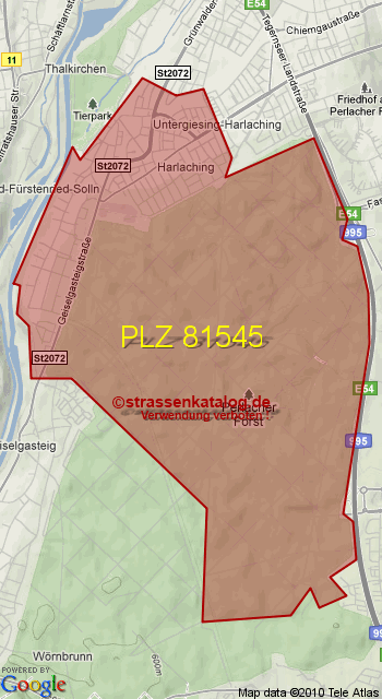 Postleitzahl 81545