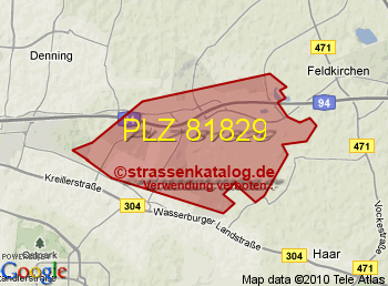 Postleitzahl 81829